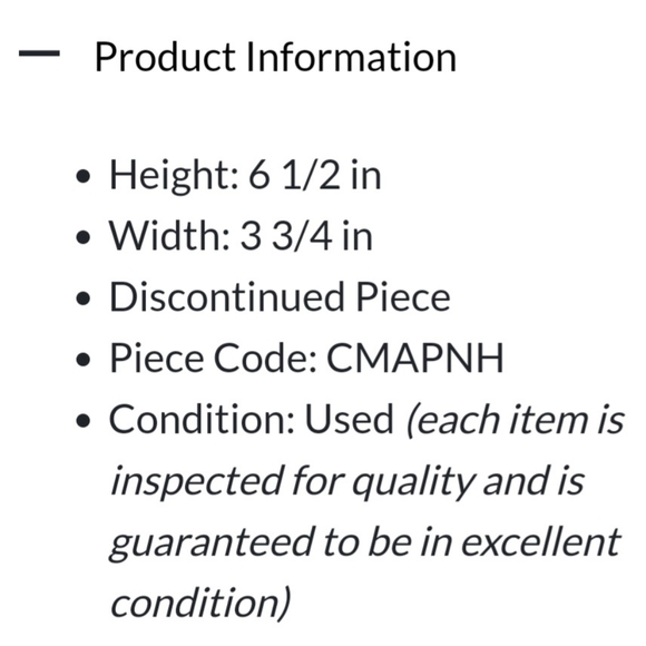 6 1/2" Martin Cocktail Pitcher Server Etched Crystal Heritage by Princess House - Picture 3 of 3